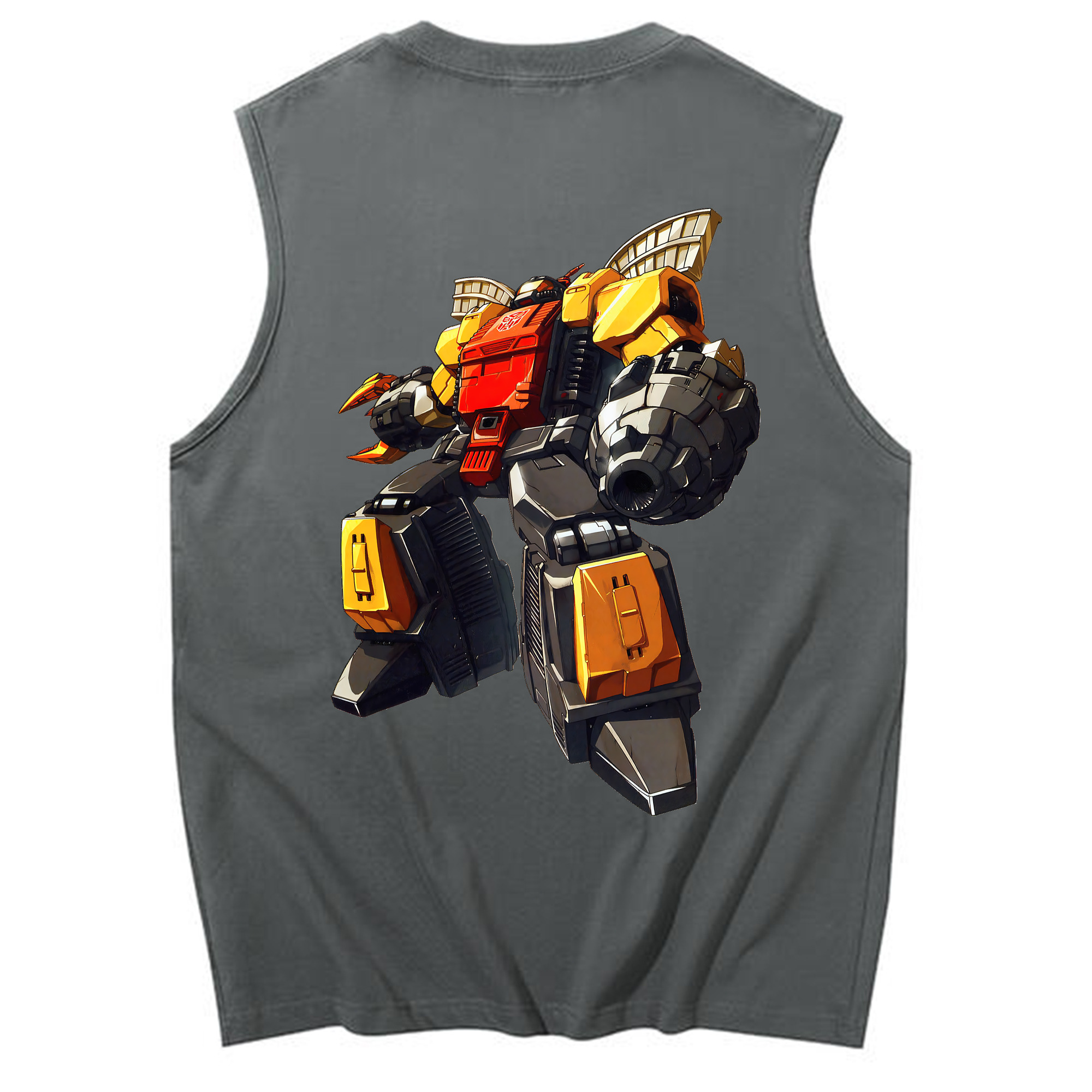 （画像用） Transformers トランスフォーマー コットン100％タンクトップ（背面プリント）